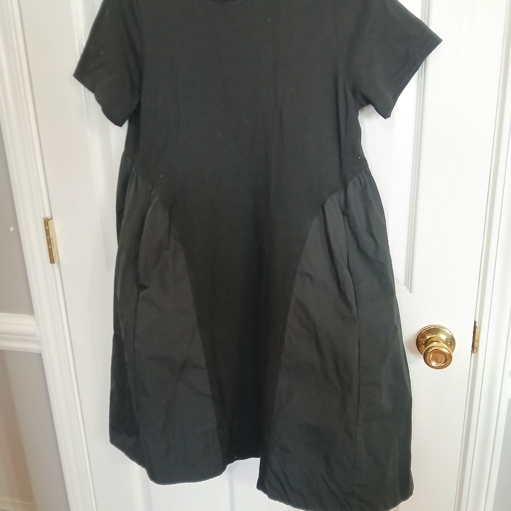 All Row Chic Black A-Line Lagenlook Dress Casual Party Simple SZ Small - Picture 9 of 9